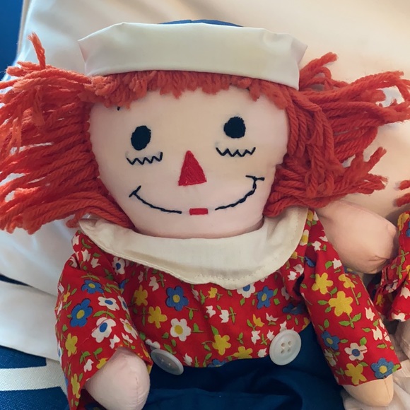 Vintage Hand made Raggedy Ann and Andy dolls - Picture 4 of 6